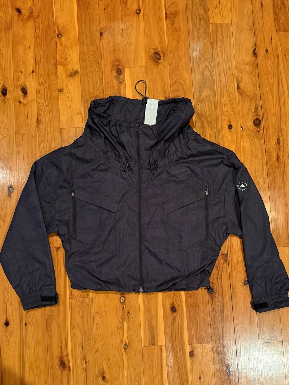 NEW🖤Stella McCartney x Adidas training track jacket utility black $310 - Picture 14 of 16